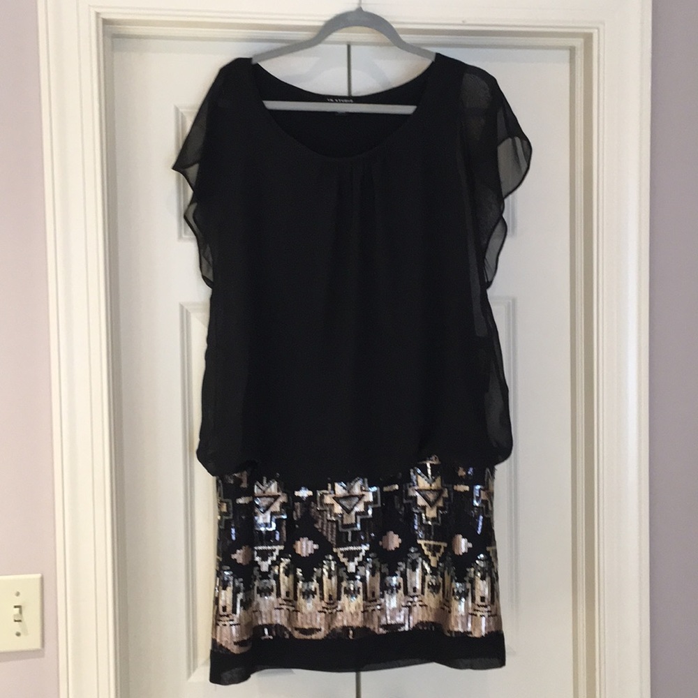 Black and Gold dress